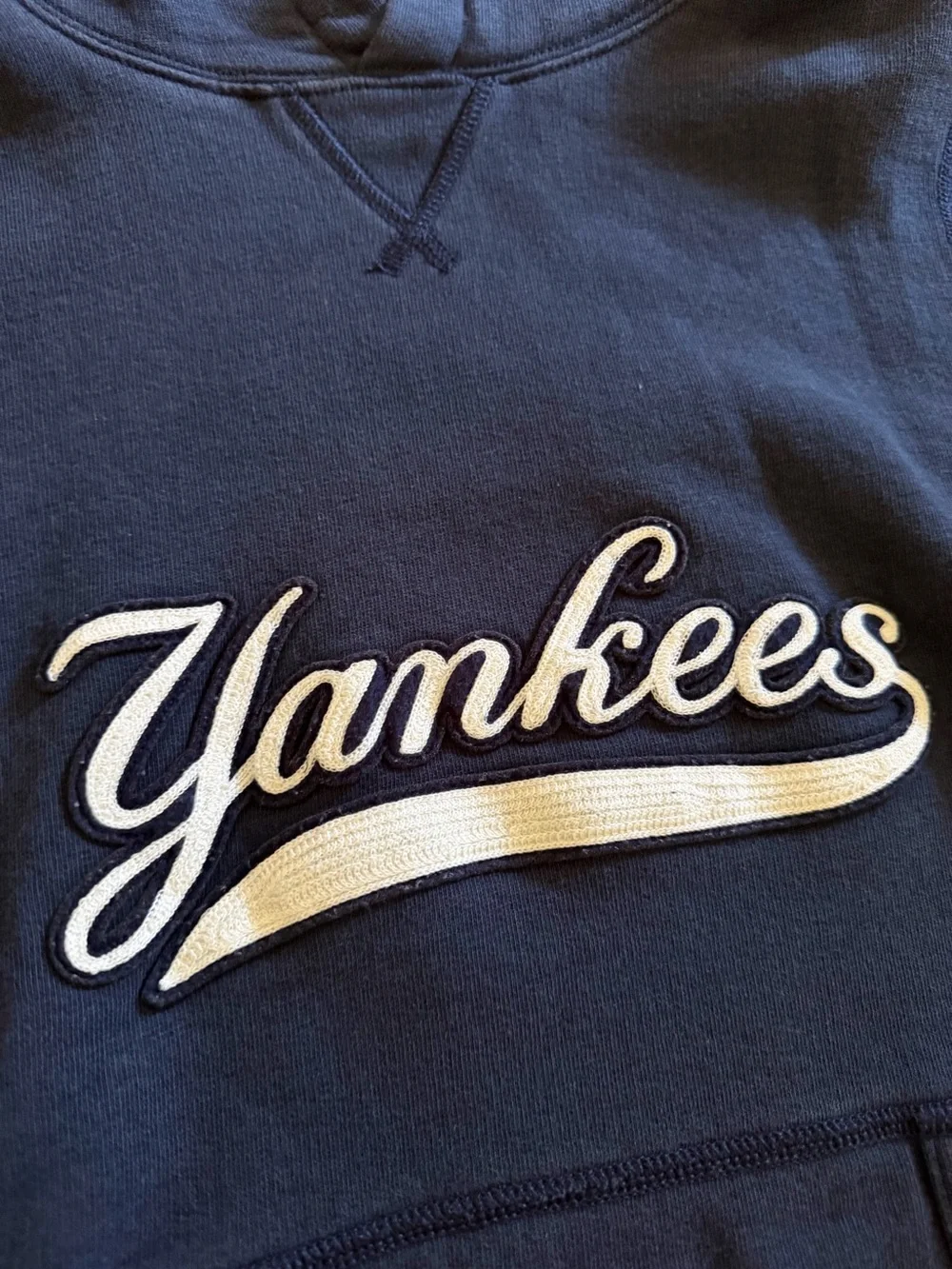 Ralph Lauren Yankees Navy Hoodie size LG Big Kids 14/16